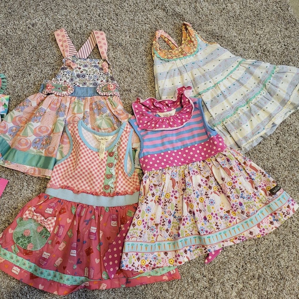 Matilda Jane Colorful Kids Dress Set